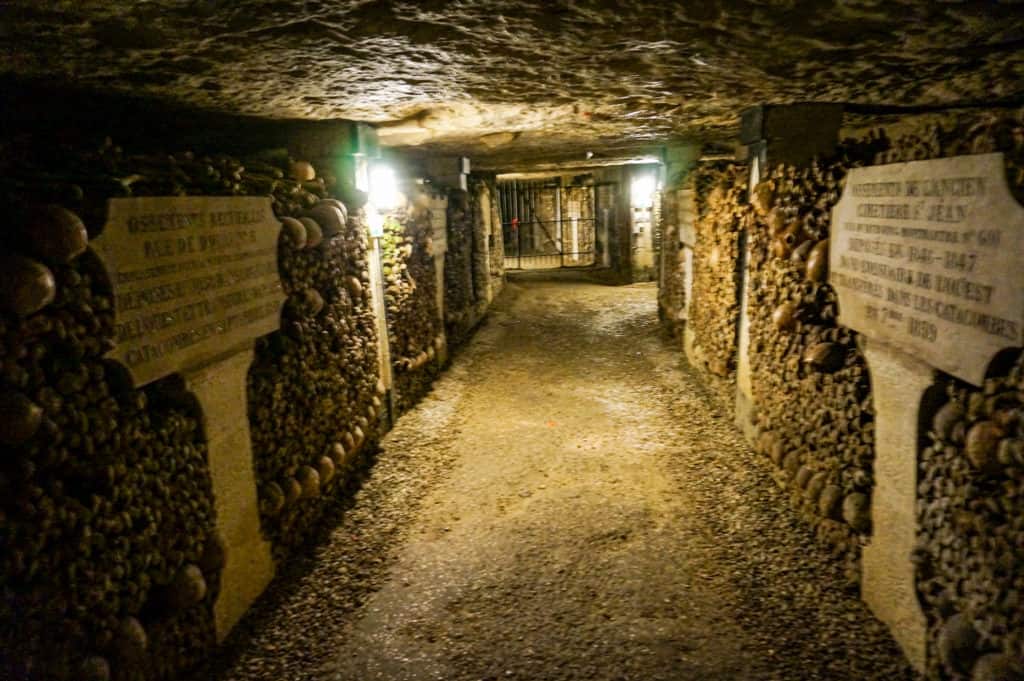 Tunnel of Catacombs of Paris