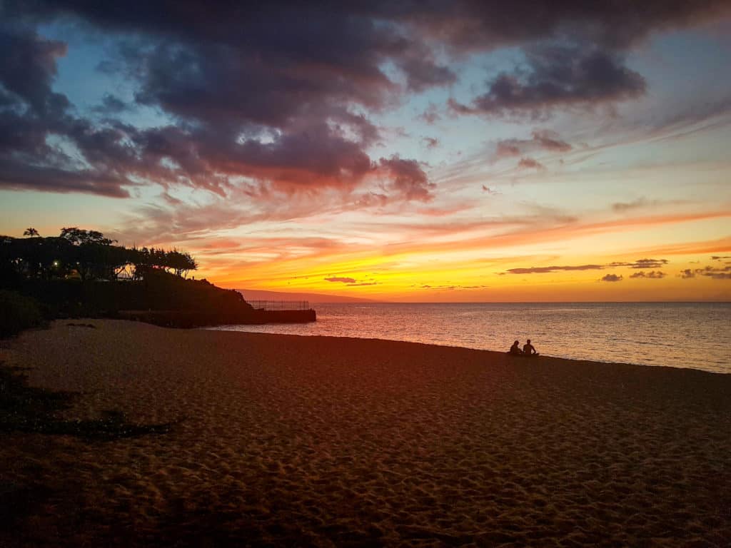 Sunsets on Maui, one of the seven things to love