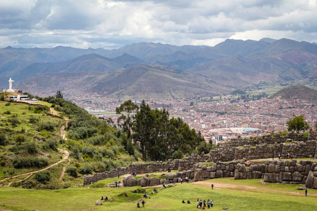 View of Cusco the gateway to Machu Picchu