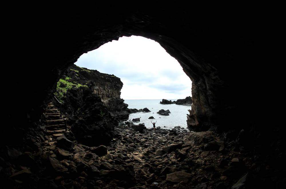 Easter Island cave