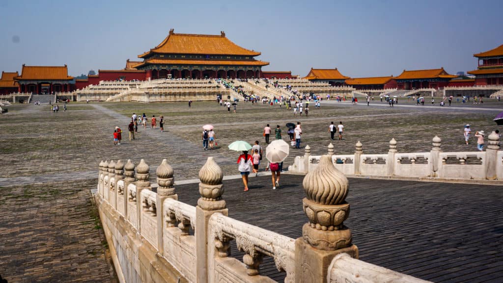 Beijing travel guide inside Forbidden city gates