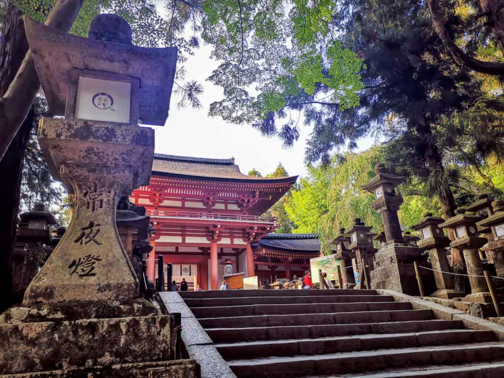Kasuga-taisha shinto shrine near Nara Deer Park