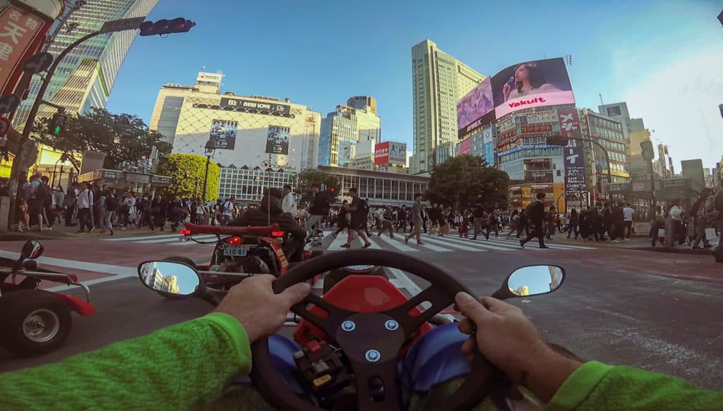 Mario Kart Shibuya Crossing Tokyo