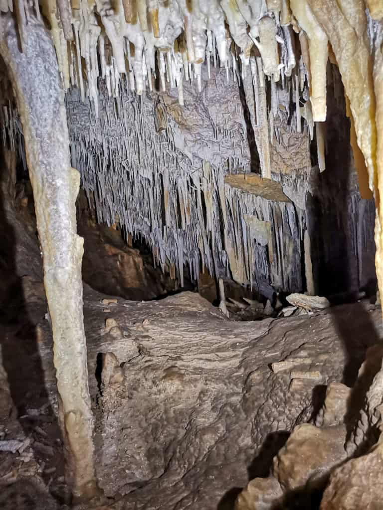 Kelly Hill Caves stalactites and stalagmites