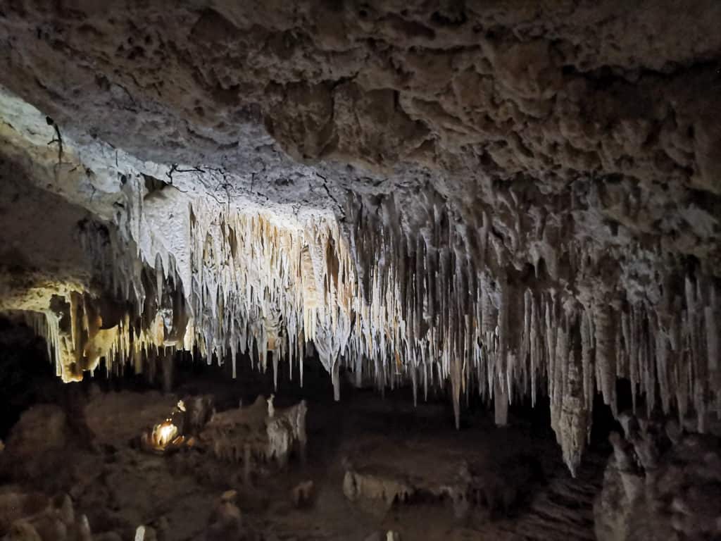 stalactites of Kelly Hill caves
