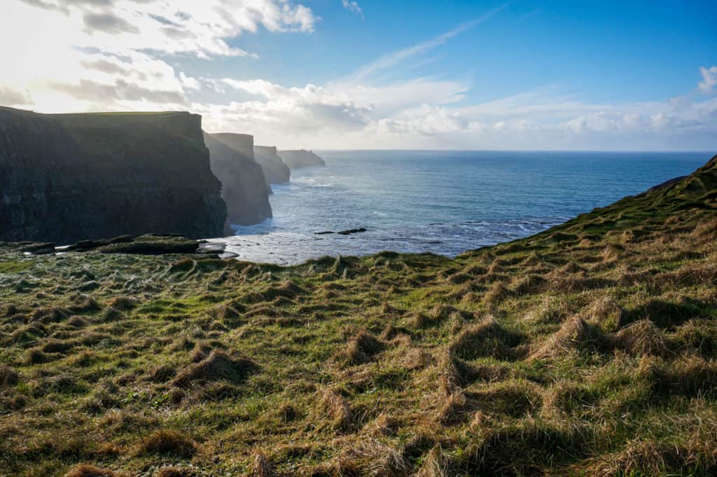 Amazing scenery at Cliffs of Moher