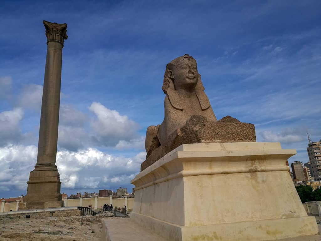 Pompey's Pillar Alexandra Egypt