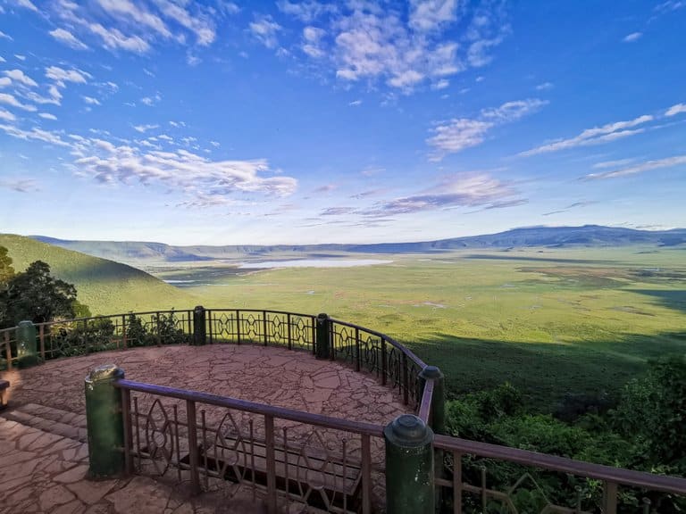 the Ngorongoro Crater in Tanzania.