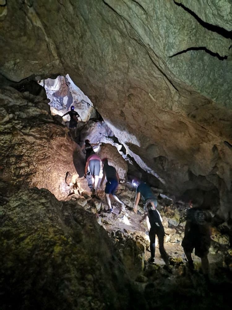 adventure caving Capricorn caves