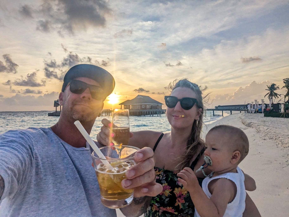 Family holiday in the Maldives